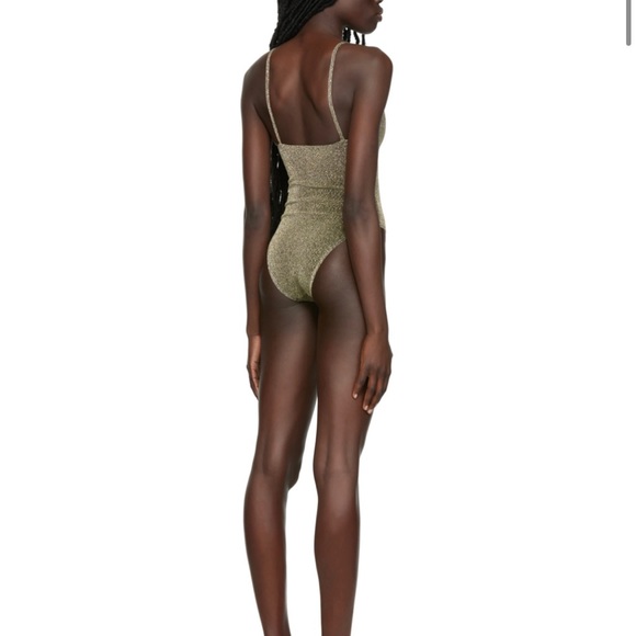 Simon Miller Gold & Silver Linkky One-Piece Swimsuit - Picture 6 of 9